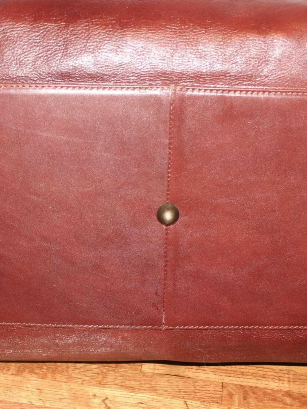 $685 Tuscany Leather Firenze Francoforte Travel Bag w Strap Never Used